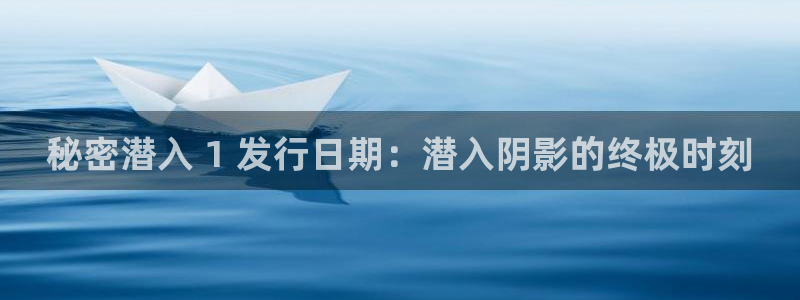 新航娱乐扣款后还能重新扣费吗怎么办：秘密潜入 1 发行日期：潜入阴影的终极时刻