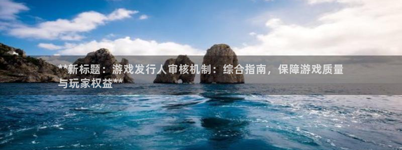 新航娱乐的创始人背景介绍：**新标题：游戏发行人审核机制：综合指南，保障游戏质量
与玩家权益**