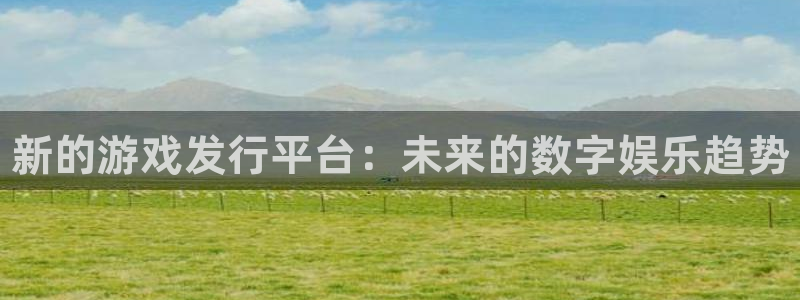 新航娱乐皮皮虾：新的游戏发行平台：未来的数字娱乐趋势