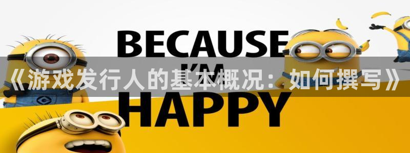 新航娱乐总代理是谁：《游戏发行人的基本概况：如何撰写》